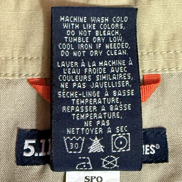 511 Tactical Taclite M65 Field Jacket Mens XL Tan Ripstop Military Utility 78007 - Picture 11 of 13